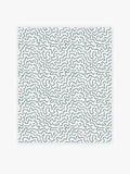 Blue A4 wallpaper sample wiggle geo, UK version