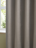 Furn silver velvet eyelet blackout curtains 229x183cm, imported from the UK