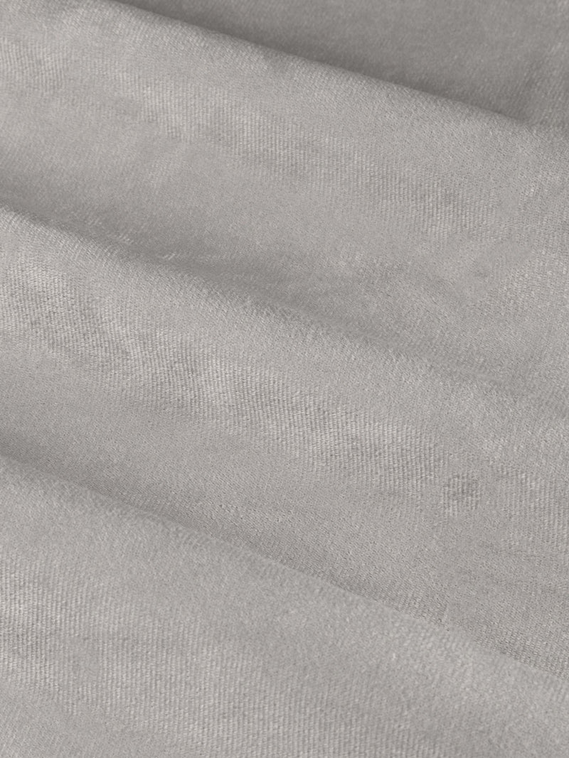 Furn silver velvet eyelet blackout curtains 229x183cm, imported from the UK
