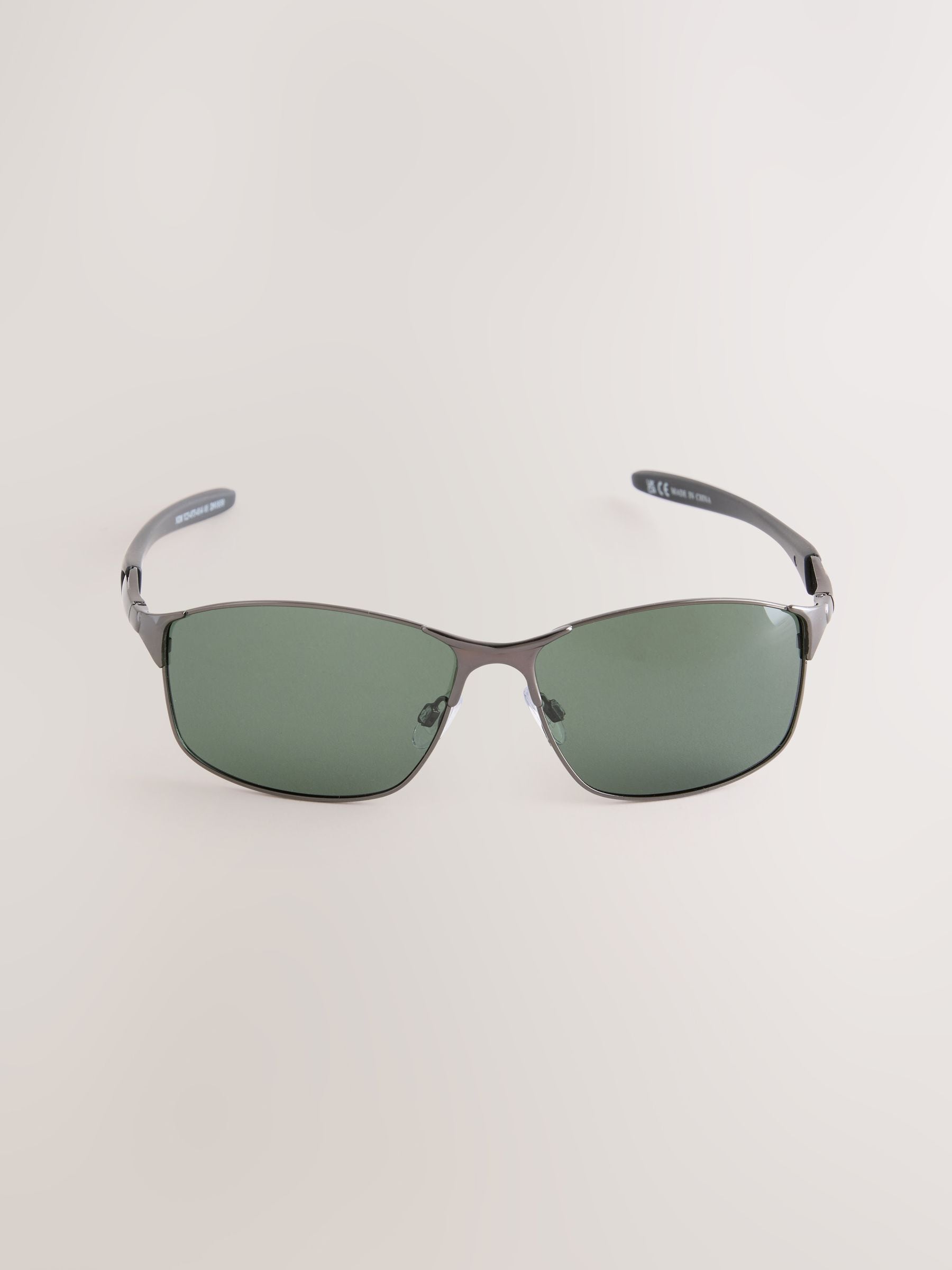 Polarised sunglasses gunmetal grey (British brand)