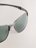Polarised sunglasses gunmetal grey (British brand)