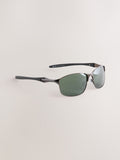 Polarised sunglasses gunmetal grey (British brand)