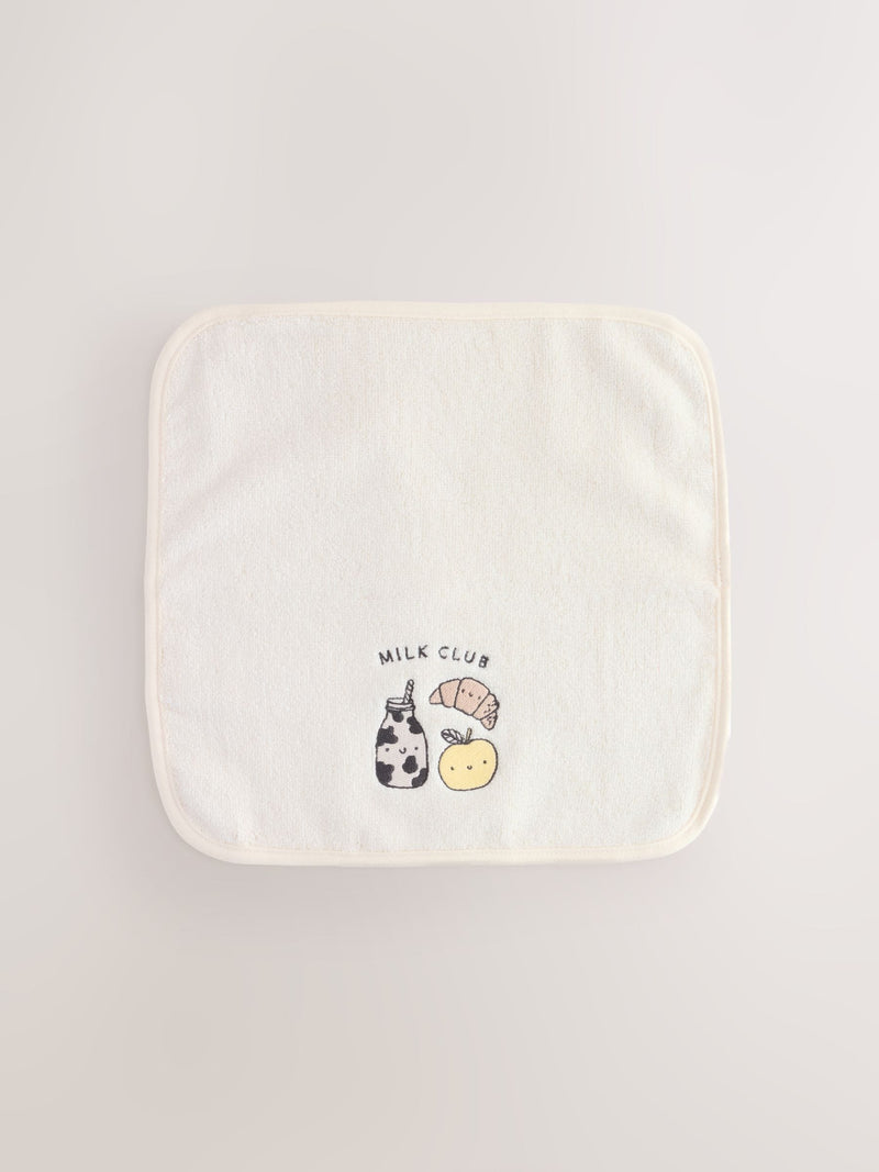 Milk Club face cloths 3 pack 30cm x 30cm (British brand)