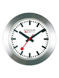 Mondaine white magnet clock 5cm, imported from the UK