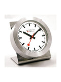 Mondaine white magnet clock 5cm, imported from the UK