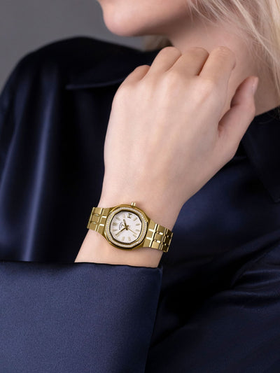 Next Rotary Gold Plated Brilliance Bracelet Watch- Buy online at McGrocer