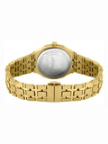 Rotary Brilliance gold PVD bracelet watch with crystals, UK version