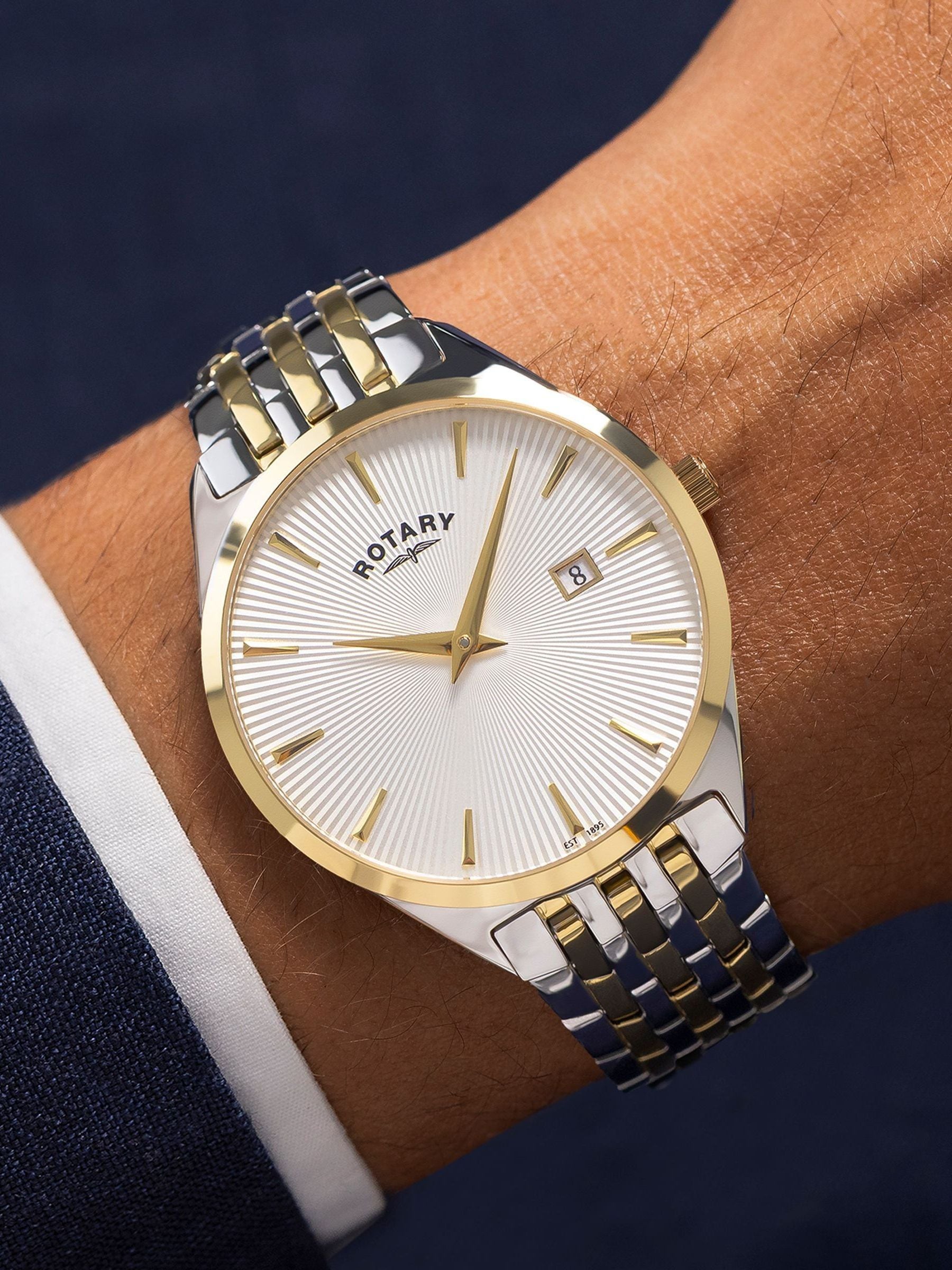 Rotary Silver Ultra Slim watch 38mm (British brand)