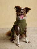 Joules Khaki Heritage dog fleece soft polar material, UK version