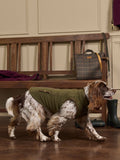 Joules Khaki Heritage dog fleece soft polar material, UK version