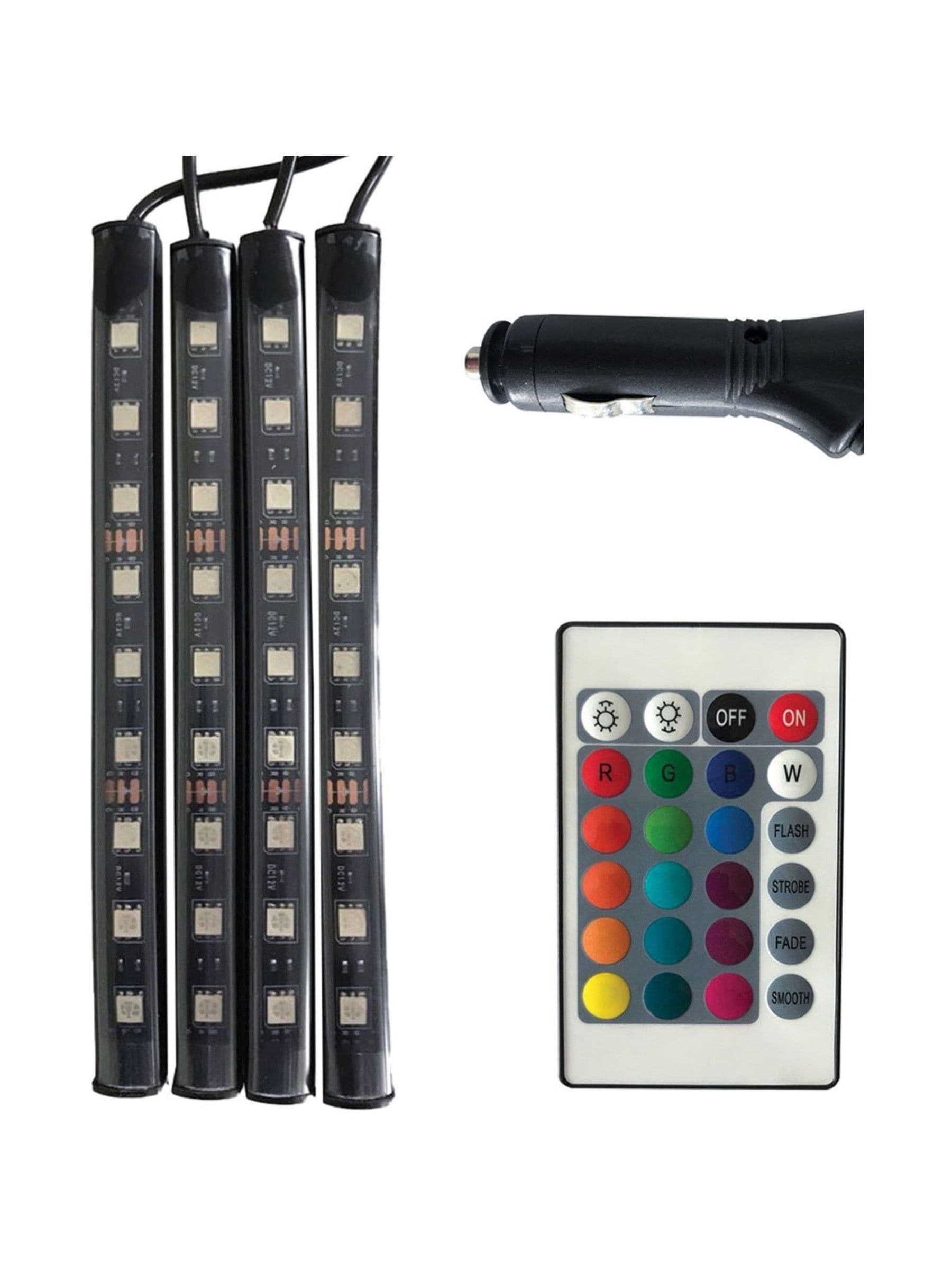 MenKind multicolour car LED light strips (British brand)