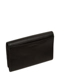 Pure Luxuries London black leather Amber purse (British brand)