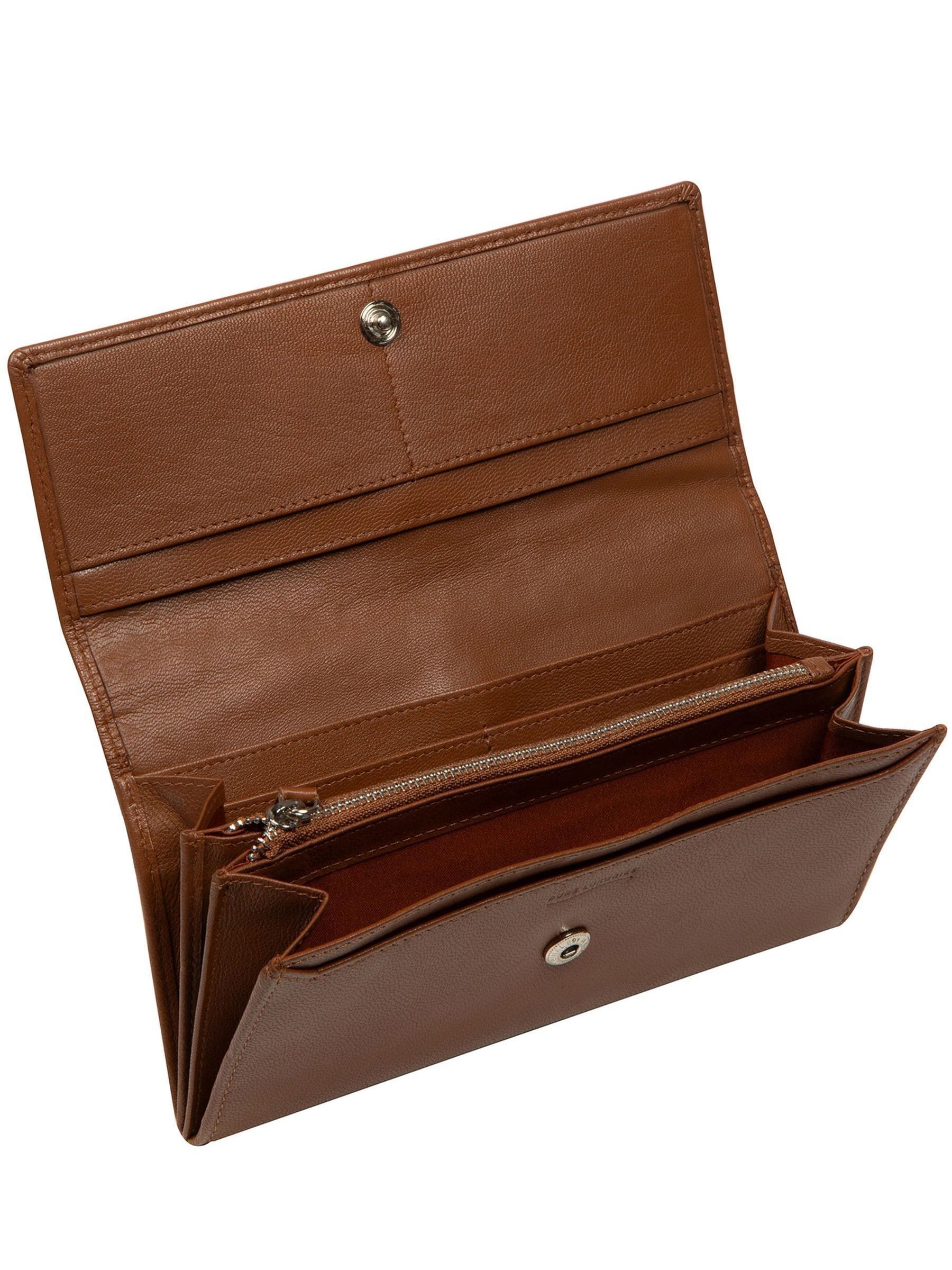 Pure Luxuries London brown leather purse - British product