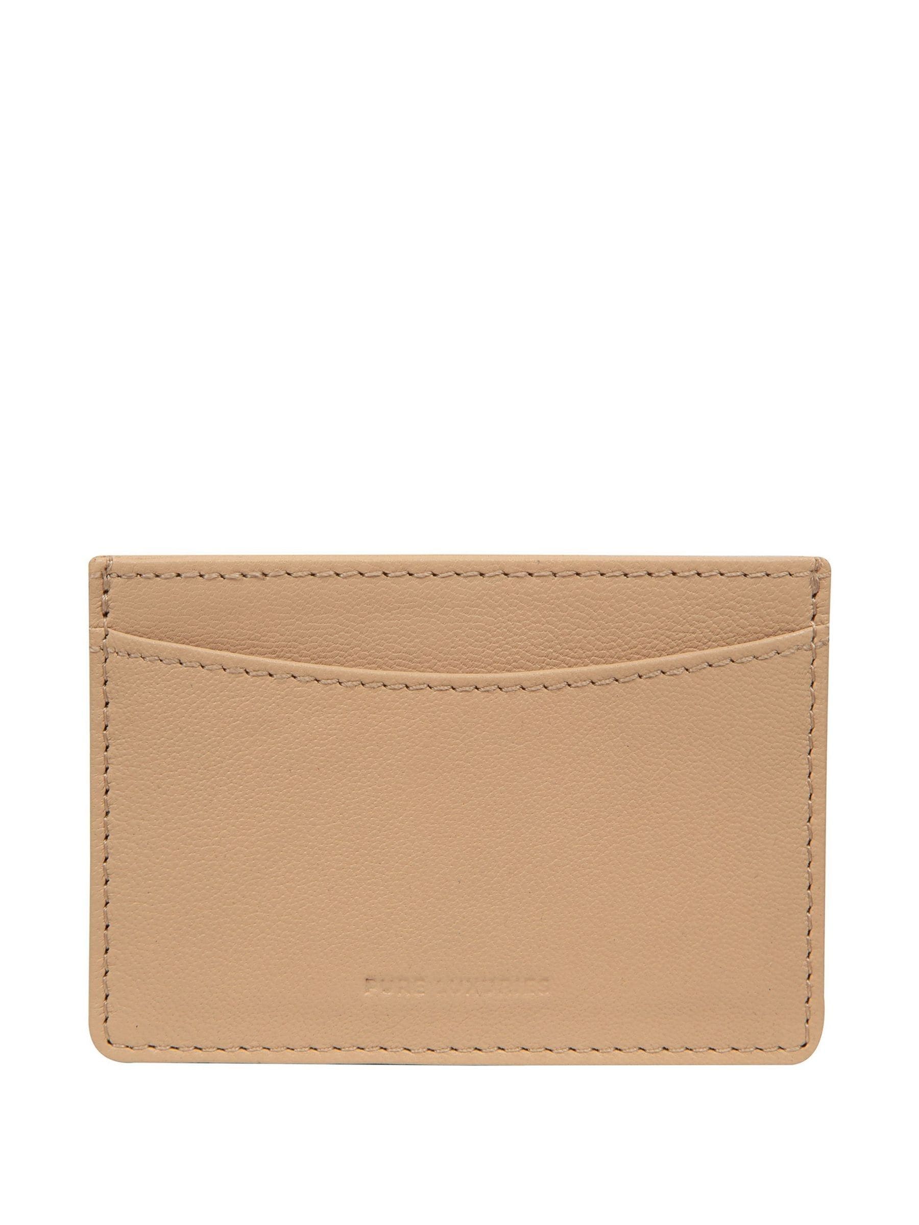 Pure Luxuries London Black Anna Leather Card Holder