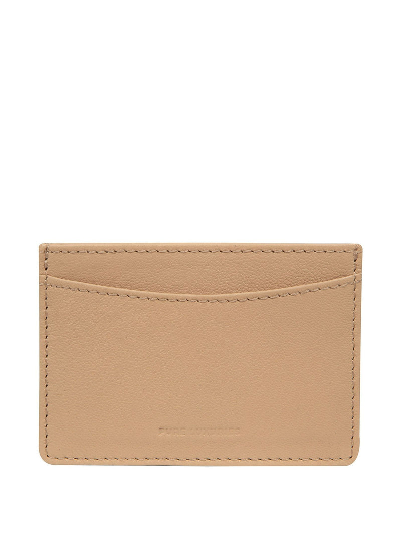 Pure Luxuries London Black Anna Leather Card Holder