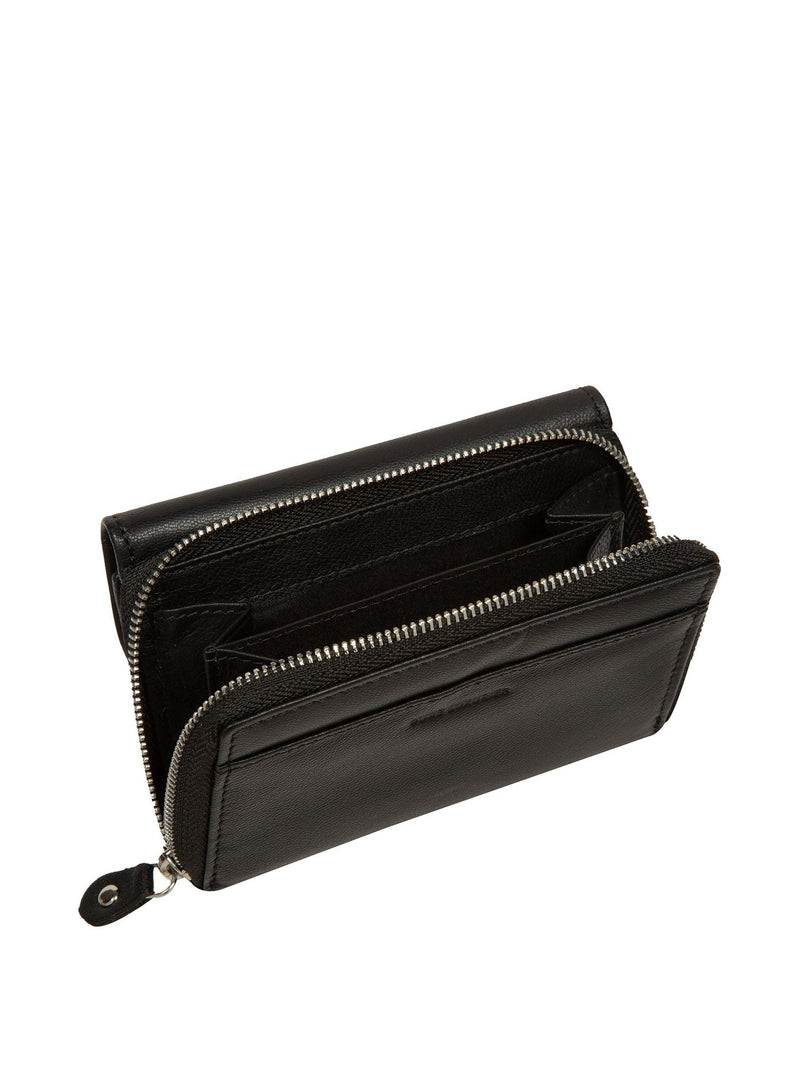 Pure Luxuries London Black Belle leather purse - British product