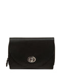 Pure Luxuries London Black Belle leather purse - British product