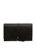 Pure Luxuries London Black Isla Leather Purse