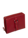 Pure Luxuries London Red Lena Leather Purse