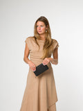 Pure Luxuries London Black Roxy' Leather Purse