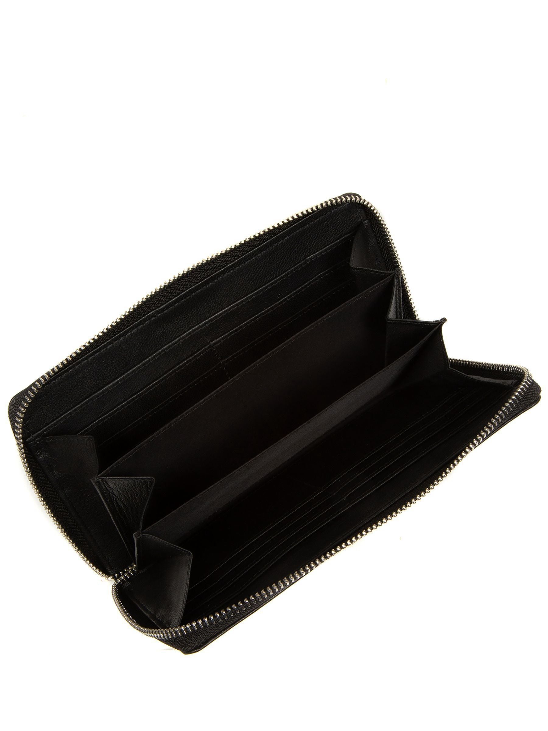 Pure Luxuries London Black Roxy' Leather Purse
