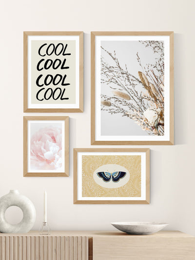 Next 1x Gallery East End Prints Oak Cool Quote Wall Art Print- Buy online at McGrocer