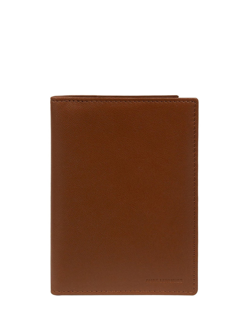 Pure Luxuries London Black Louis Leather Passport Holder