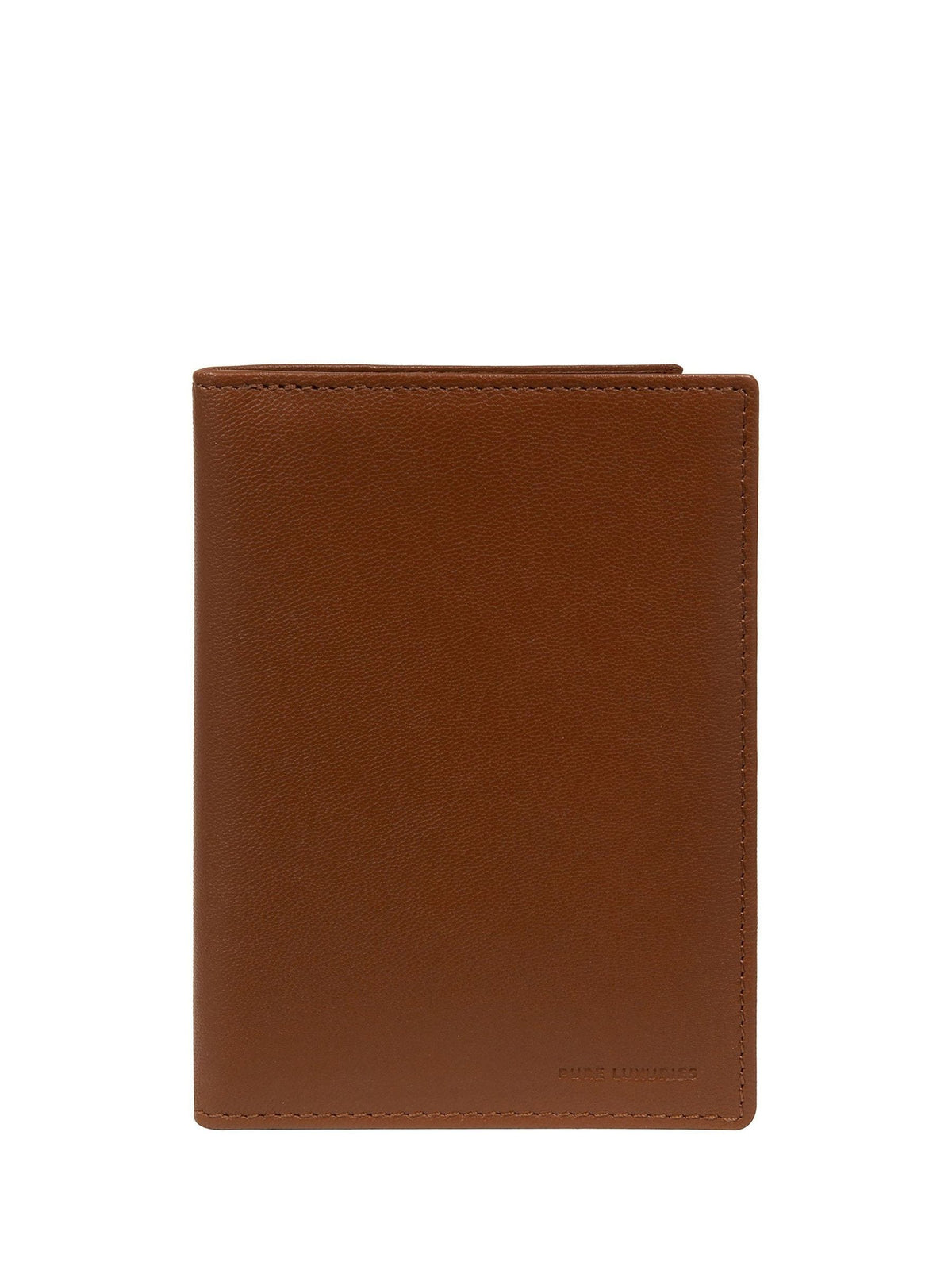 Pure Luxuries London Black Louis Leather Passport Holder
