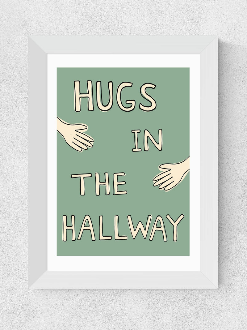 East End Prints White Hugs in the Hallway art print - British product