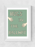 East End Prints White Hugs in the Hallway art print - British product