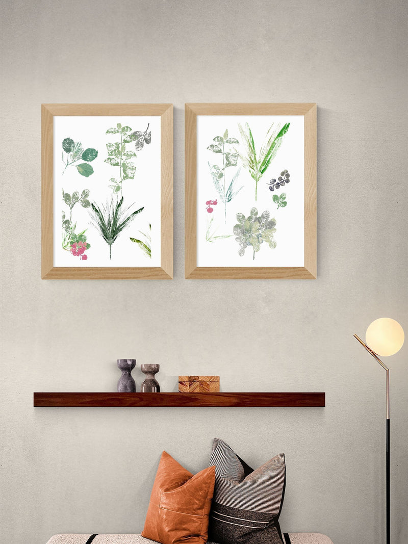 Cartissi Set of 2 Black Forest Floor Finds Wall Art Prints