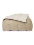 Christy Hazelnut Jaipur Velvet Quilted Throw - British product