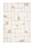 Gallery Home white tufted graphic rug 160x230cm, UK version