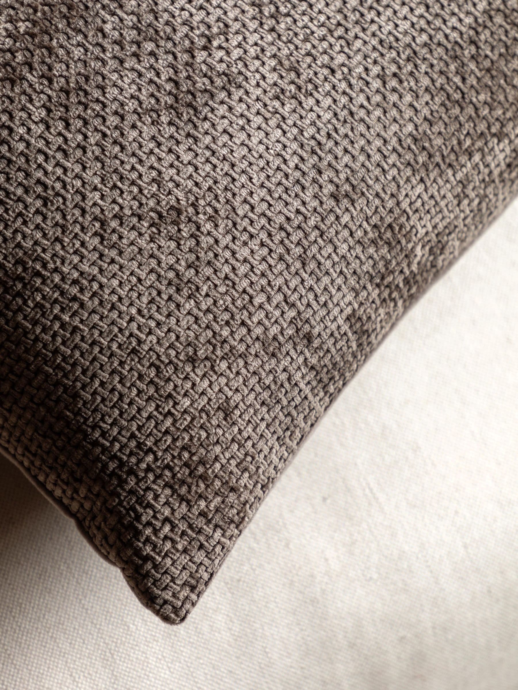 Gallery Home Brown Bask Weave Cushions 45cm square (British brand)