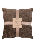 Gallery Home Brown Bask Weave Cushions 45cm square (British brand)