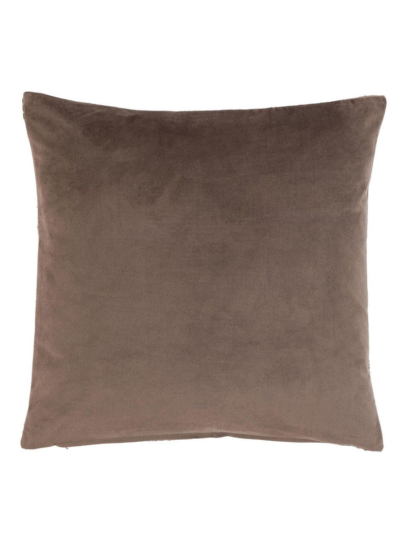 Gallery Home Brown Bask Weave Cushions 45cm square (British brand)