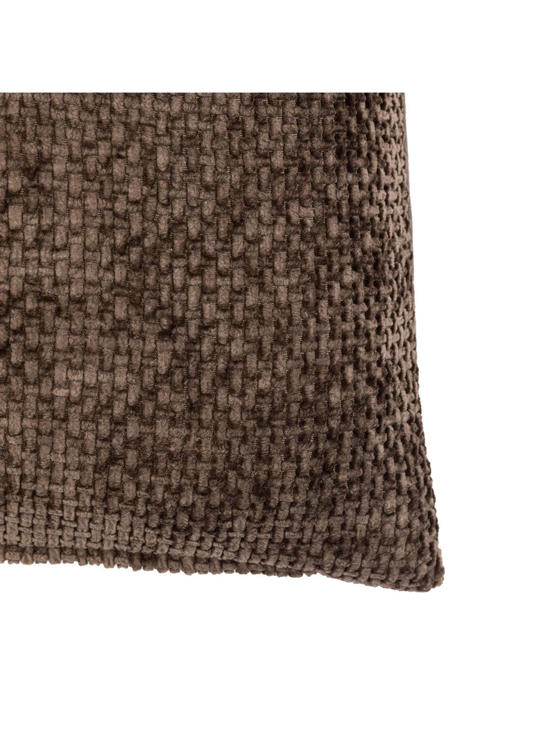 Gallery Home Brown Bask Weave Cushions 45cm square (British brand)