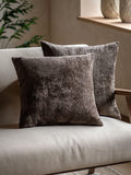 Gallery Home Brown Bask Weave Cushions 45cm square (British brand)