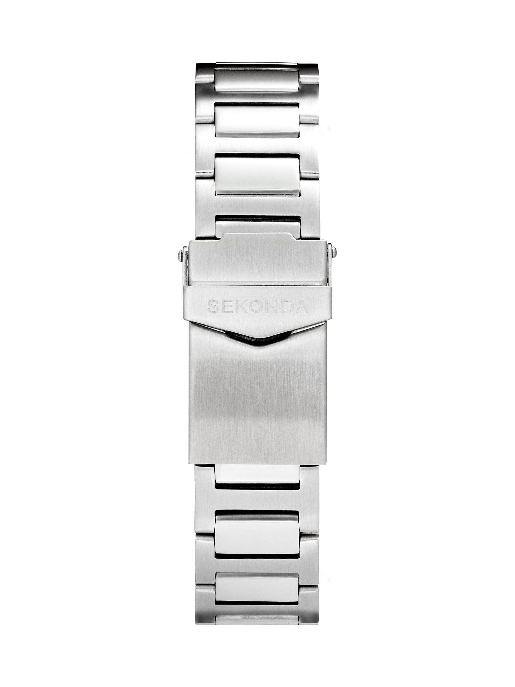 Sekonda Octaire Silver TV Analogue Watch 40mm (British brand)