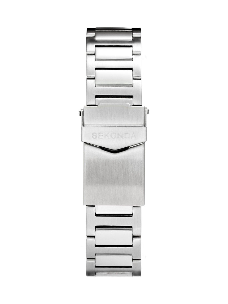 Sekonda Octaire Silver TV Analogue Watch 40mm (British brand)