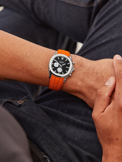Next Montre Chronographe Homme avec Bracelet Bleu, Boîtier 40mm, Étanche jusqu'à 50m- Acheter en ligne sur McGrocer