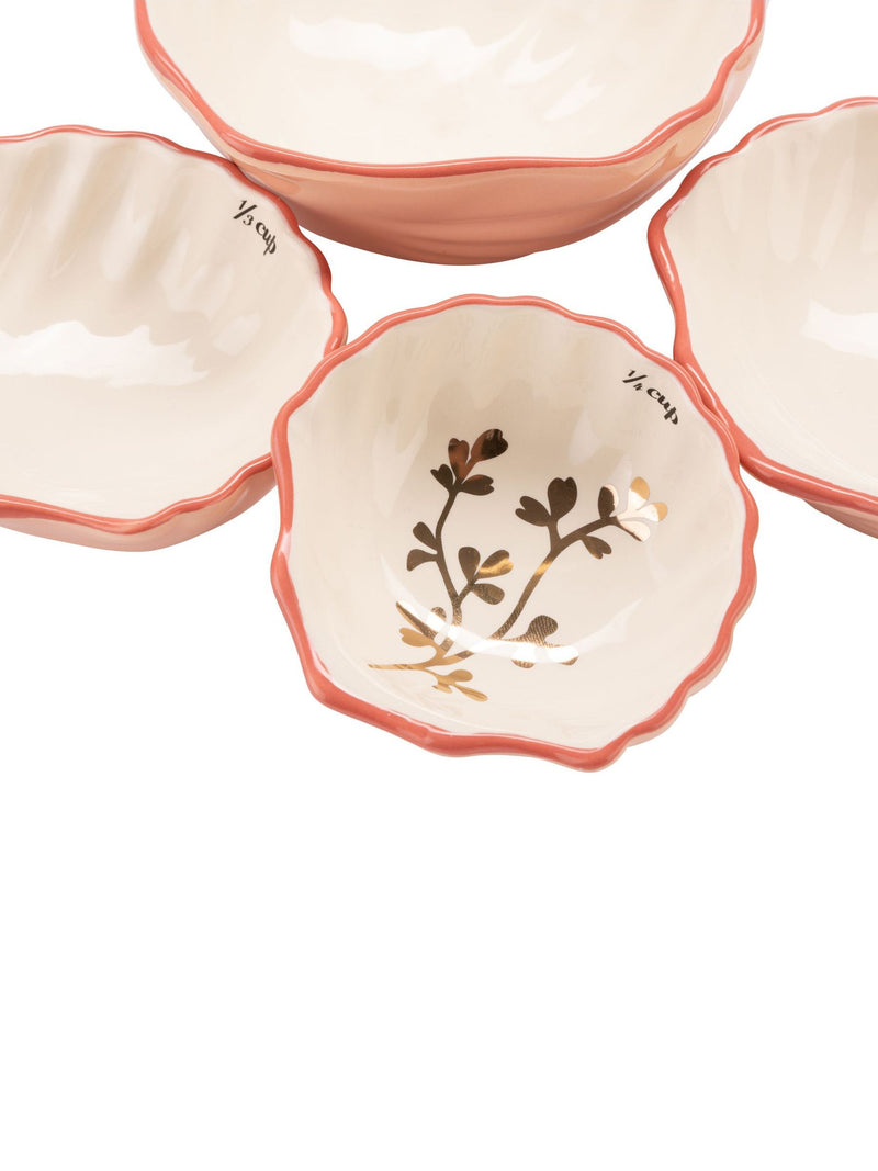Yvonne Ellen pink shell measuring cup set, imported from the UK