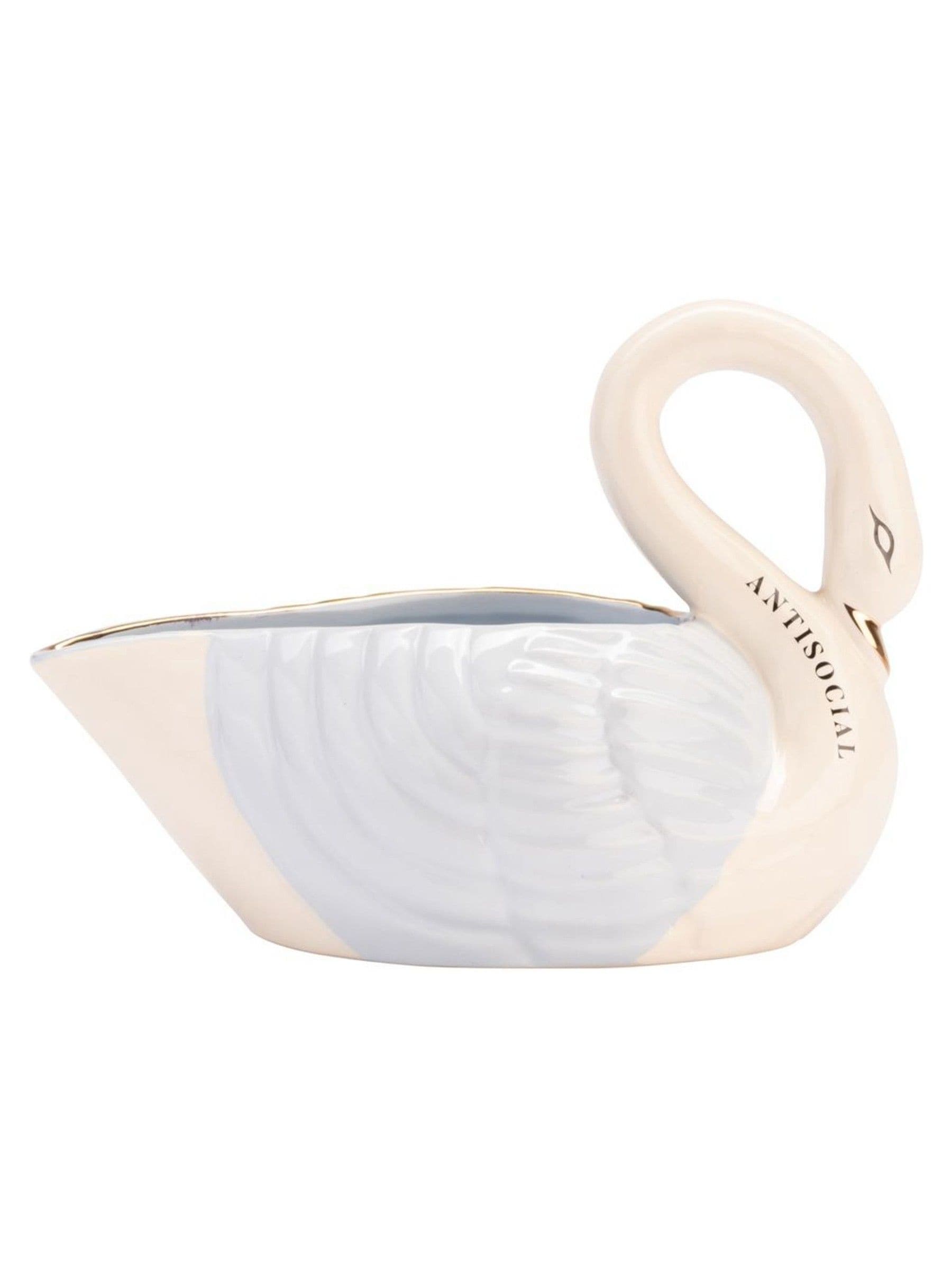 Yvonne Ellen Blue Swan Gravy Boat stoneware - British product