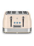 Swan Cream Retro 4 Slice Toaster - British product