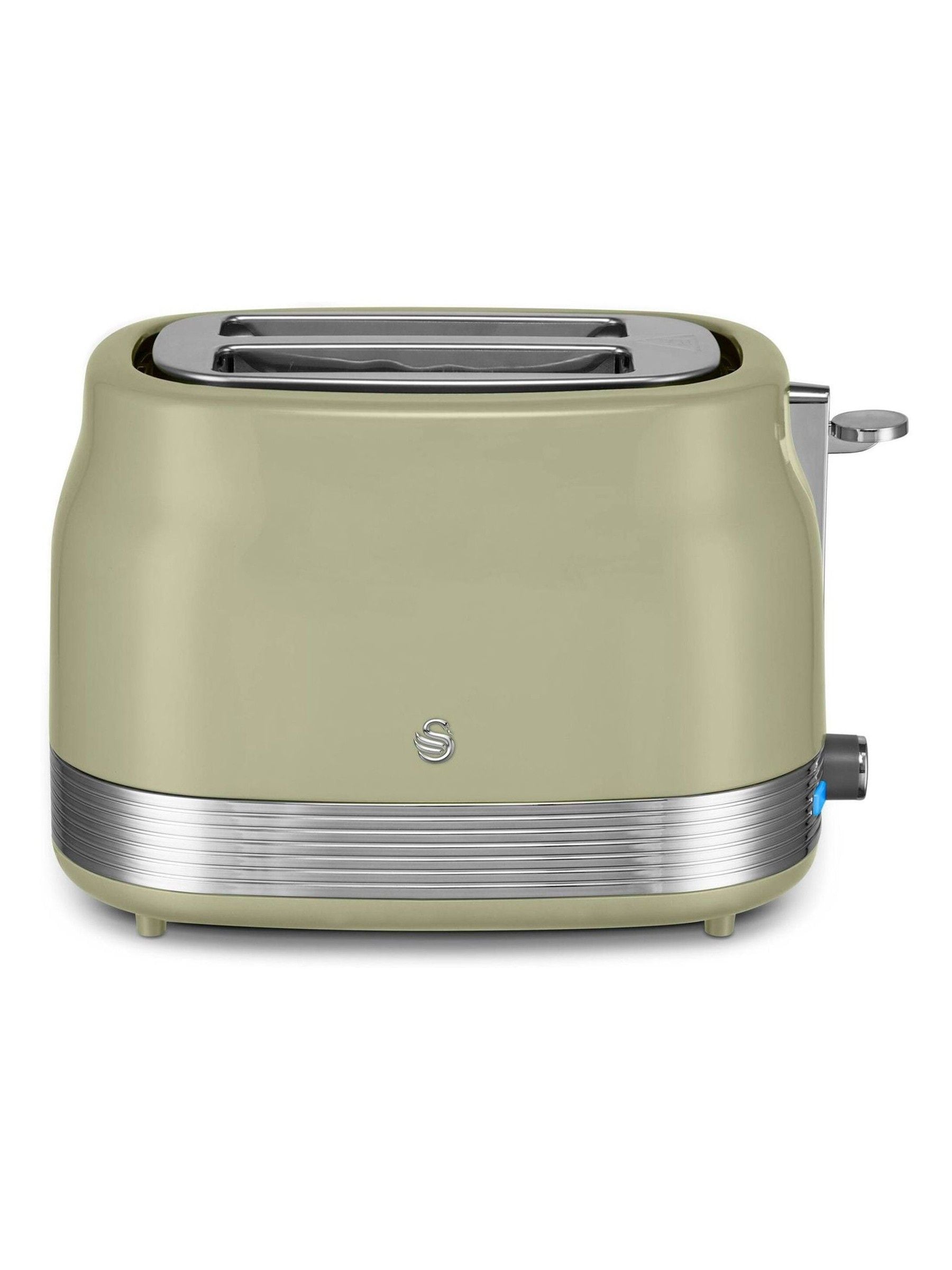 Swan Grey 930W Retro 2 Slice Toaster