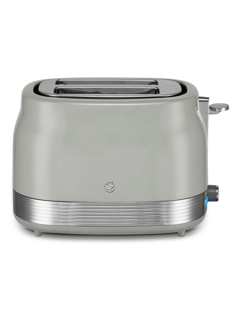Swan Grey Retro 2 Slice Toaster (British brand)