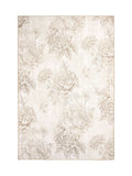 Hug Rug cream muted floral print rug - British product