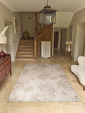 Hug Rug cream muted floral print rug - British product