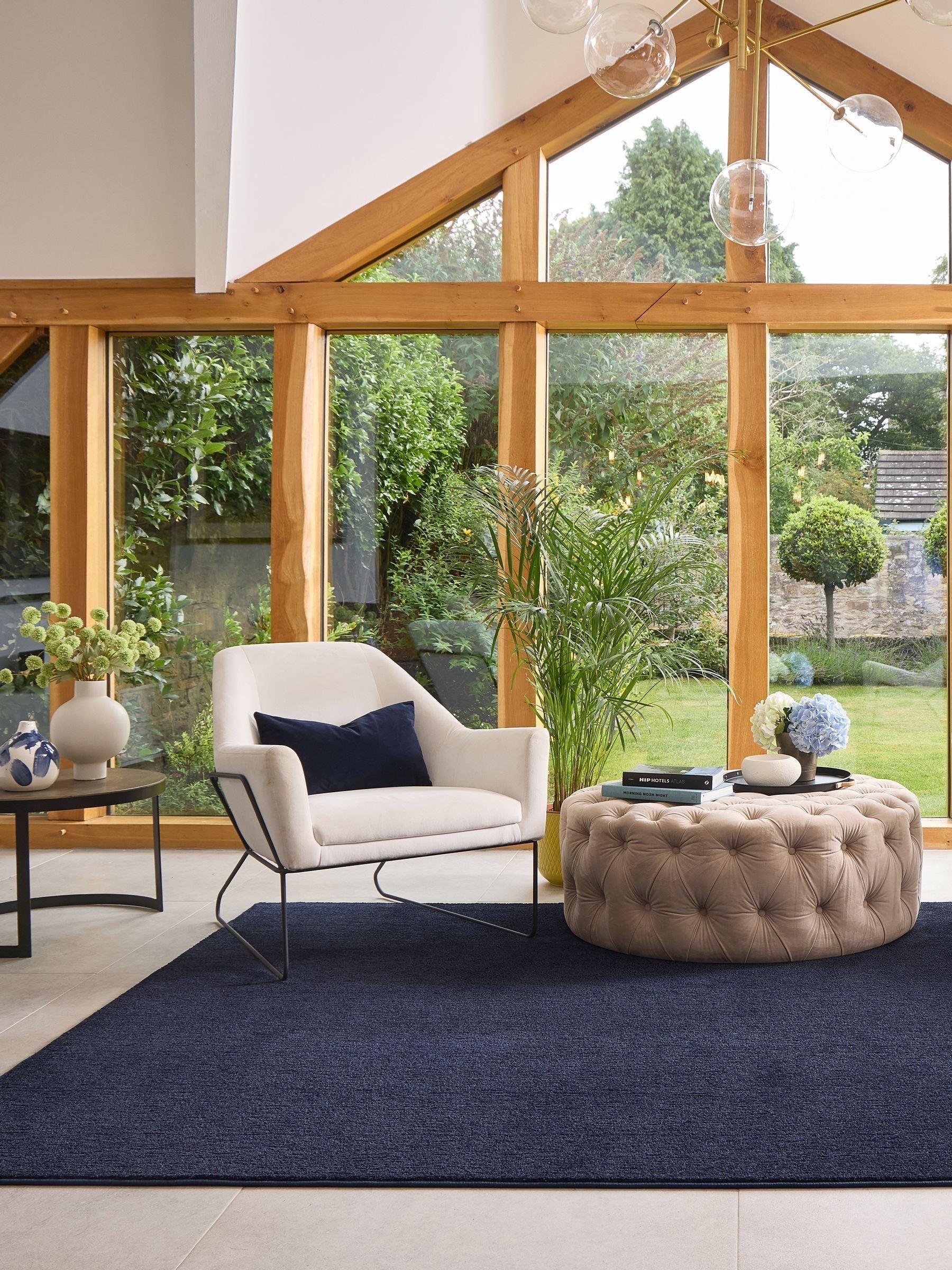 Hug Rug French Navy rug (British brand)