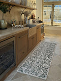 Hug Rug green vintage scroll runner 75x220cm (British brand)